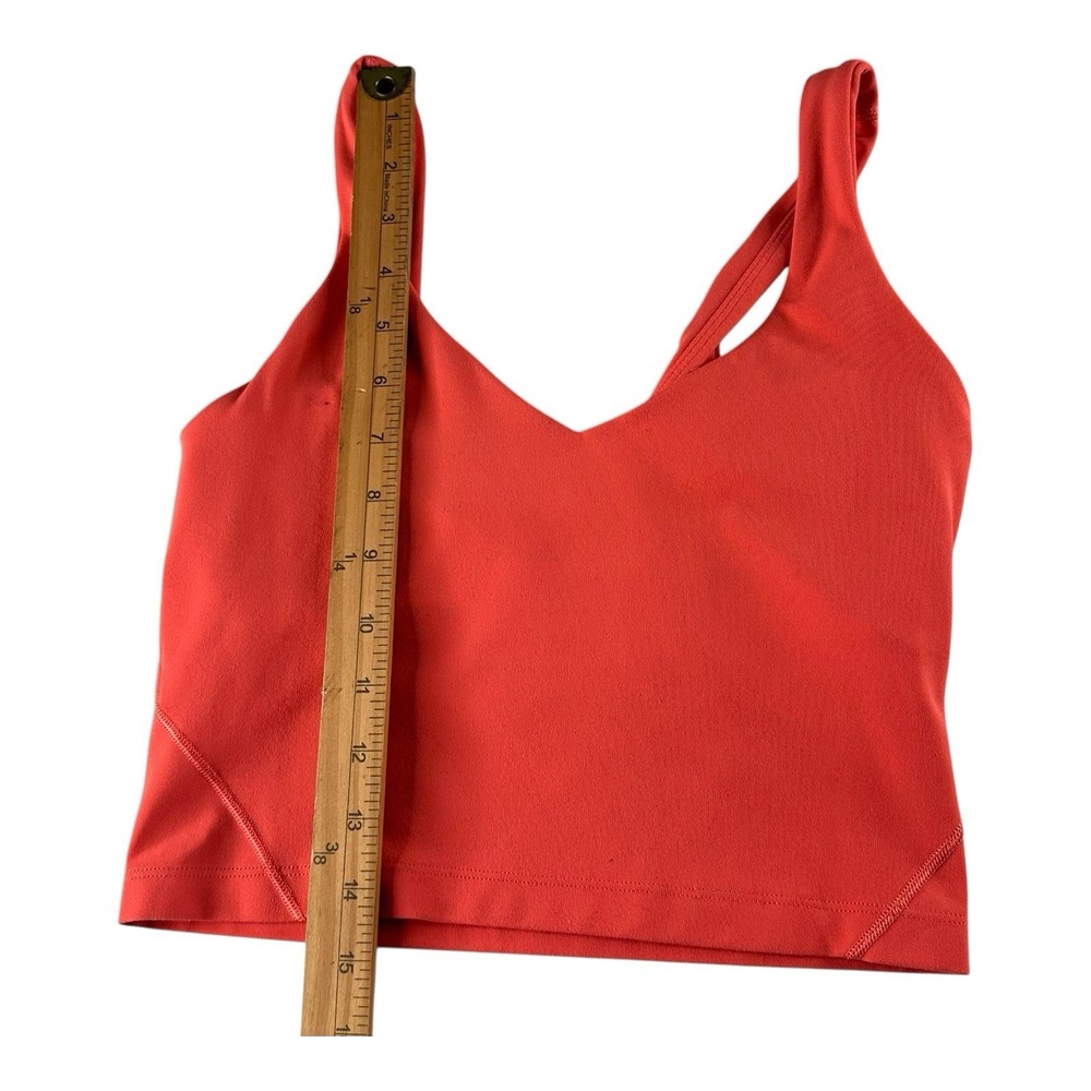 lululemon Align Pink Sport Tank Top Light Support Size 4 - Picture 5 of 10